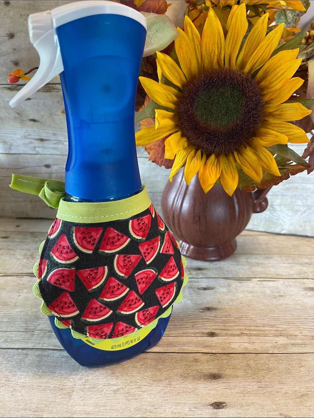 Reversible Apron Dish Soap Bottle - Dawn Powerwash - Watermelon